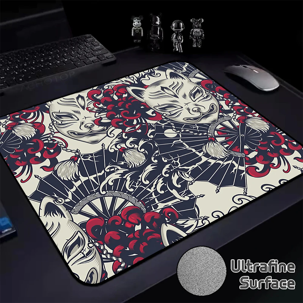 

Ultrafine Surface 400x450MM Speed Mousepad Gaming Fox Mask Mouse Pad Gamer E-Sports Mouse Mat Laptop Rubber Table Carpet