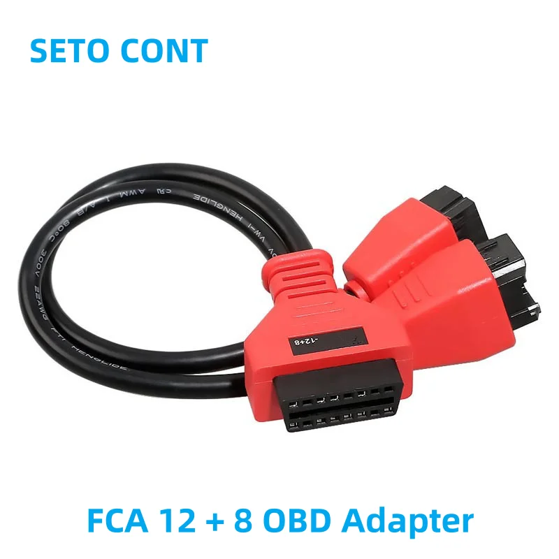 FCA 12+8 OBD Cable OBDII Adapter for Chrysler JE-EP Dodge with SGW Module on MaxiSys IM608 X431 OBDSTAR OBD2 Diagnostic Tools