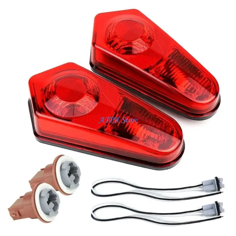 

U13C 2Pcs Tail Light Lamp Stop Lamp Left & Right Brake Light Replace 2411153 2411154