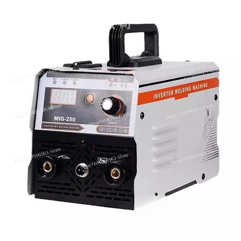 For Cross-Border & DIY: MIG-250 110V Multi-Process Welder - Gasless Flux Core, Portable for Auto Repair & Home Use