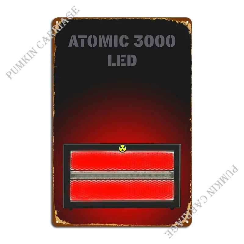 

Atomic 3000 светодиодный металлический плакат с табличкой, клубные вечерние тарелки, классический железный жестяной знак на заказ, плакат
