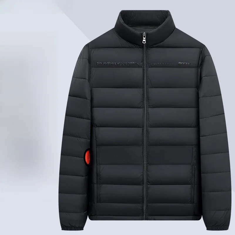 

Мужское легкое пуховое хлопковое пальто Jaet ort, свободное повседневное теплое белое хлопковое пальто большого размера с пышным воротником, верхняя одежда с капюшоном