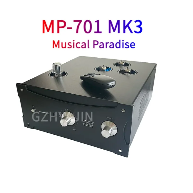 Musical Paradise MP-701-MK3 Tube Amplifier Preamplifier Subwoofer Bass Preamp DIP Gain Switch with remote control