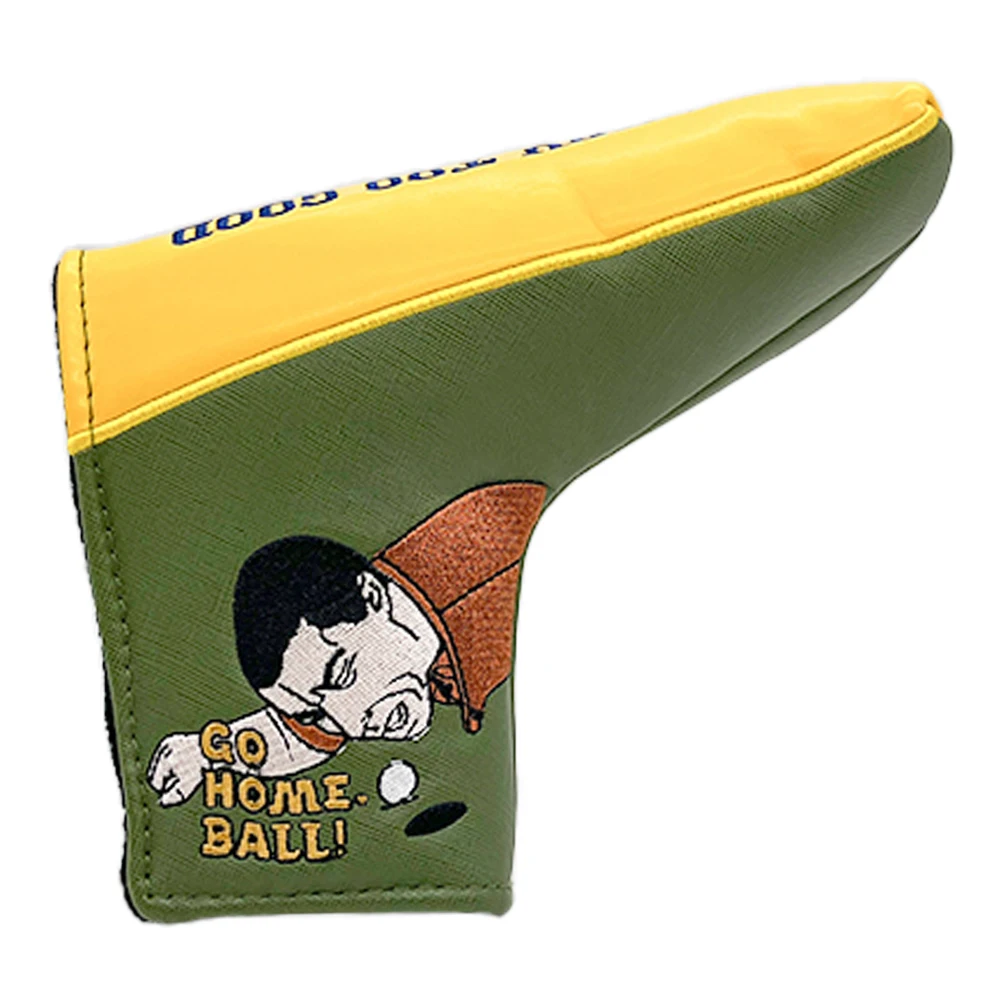 Deitado no chão capa protetora de golfe com padrão de figura pequena, design bordado, elegante e durável, protegendo tacos de golfe
