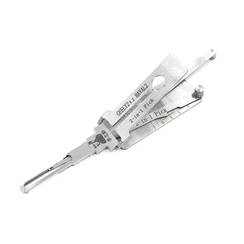 

Lishi Locksmith tool GEELY2 v.2 HAVAL2 2-in-1 Pick Stainless steel lockpick