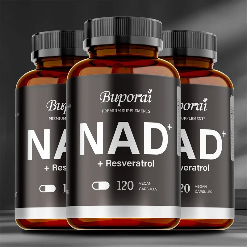 120pcs NAD+ Supplements, Anti-aging, Enhance Brain and Cellular Energy, Promote Cardiovascular Health, Regulate Metabolism