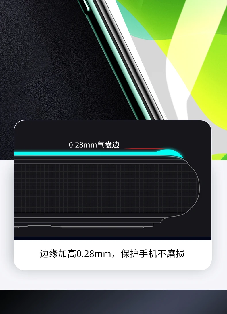 2Pcs 3D Airbag edge Bumper Tempered Glass For iPhone 18 17 17e 16e 16 15 14 Plus 13 12 Mini 11 Pro X XR XS MAX Screen Protector