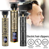 Electric Hair Clipper T9 Vintage For Men Professional Barber Hair Cutting Machine Portable UBS Rechargeable Beard Trimmer