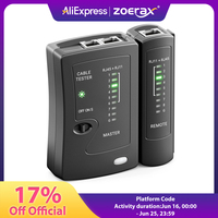 ZoeRax Network Ethernet Cable Tester for LAN RJ45 Cat5 Cat5e Cat6 Cat6a Cat7 UTP/Shielded Cable and RJ11 RJ12