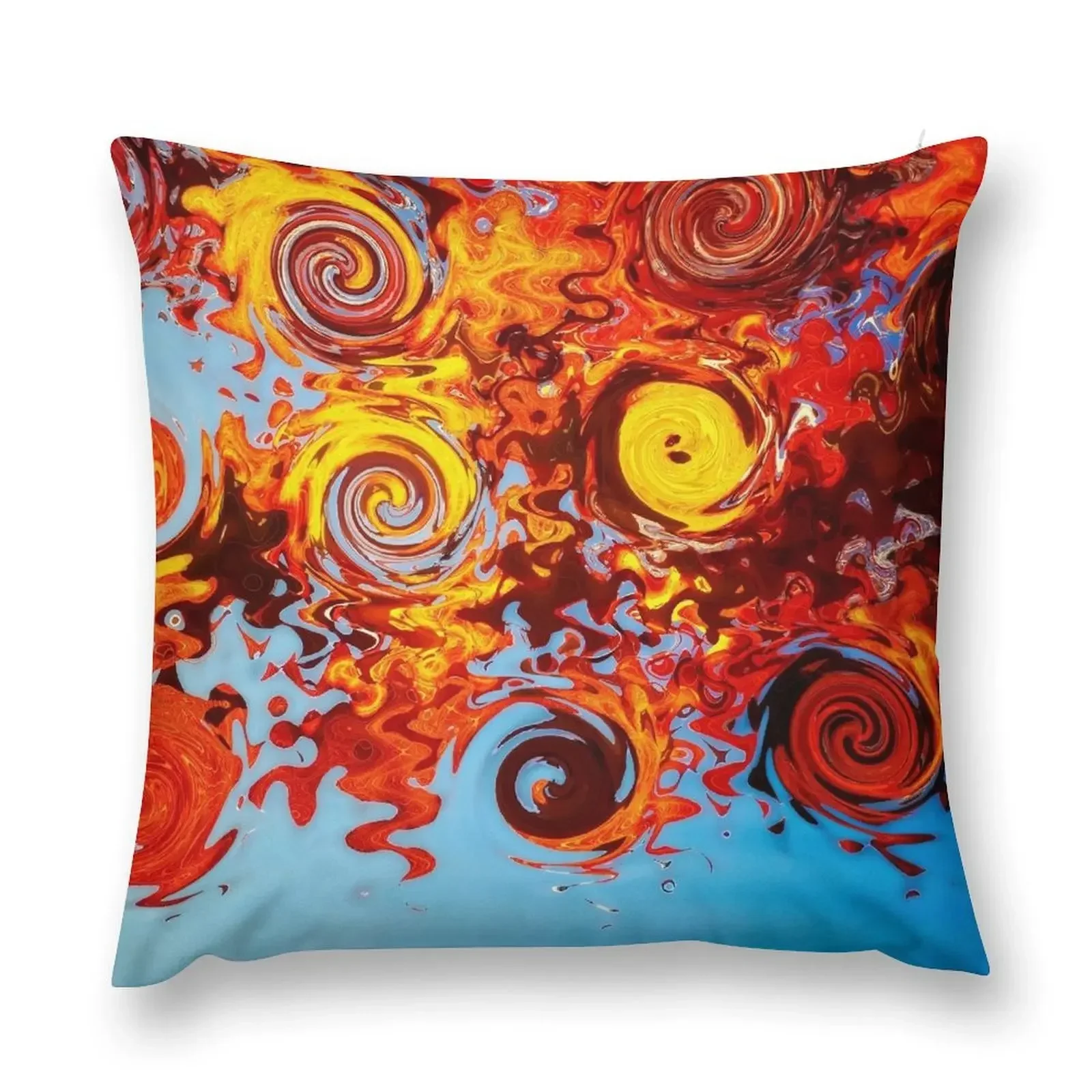 Abstract Autumn Leaves and Autumnal Hues - Colors of Autumn 8 of 12 Throw Pillow Cushions For Sofa Pillowcase pillow