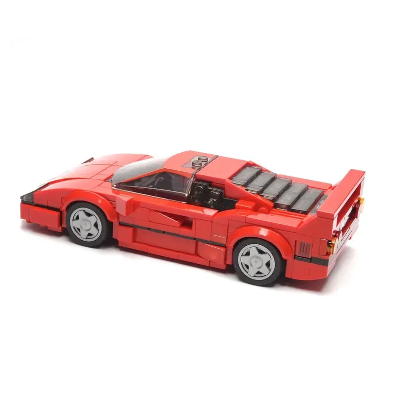 MOC-60667F40thAnniversaryIconic และหนึ่งในซูเปอร์คาร์ที่ได้รับการยอมรับที่สุดประกอบอาคาร Blockmodel ของเล่นวันเกิดสําหรับเด็กปัจจุบัน