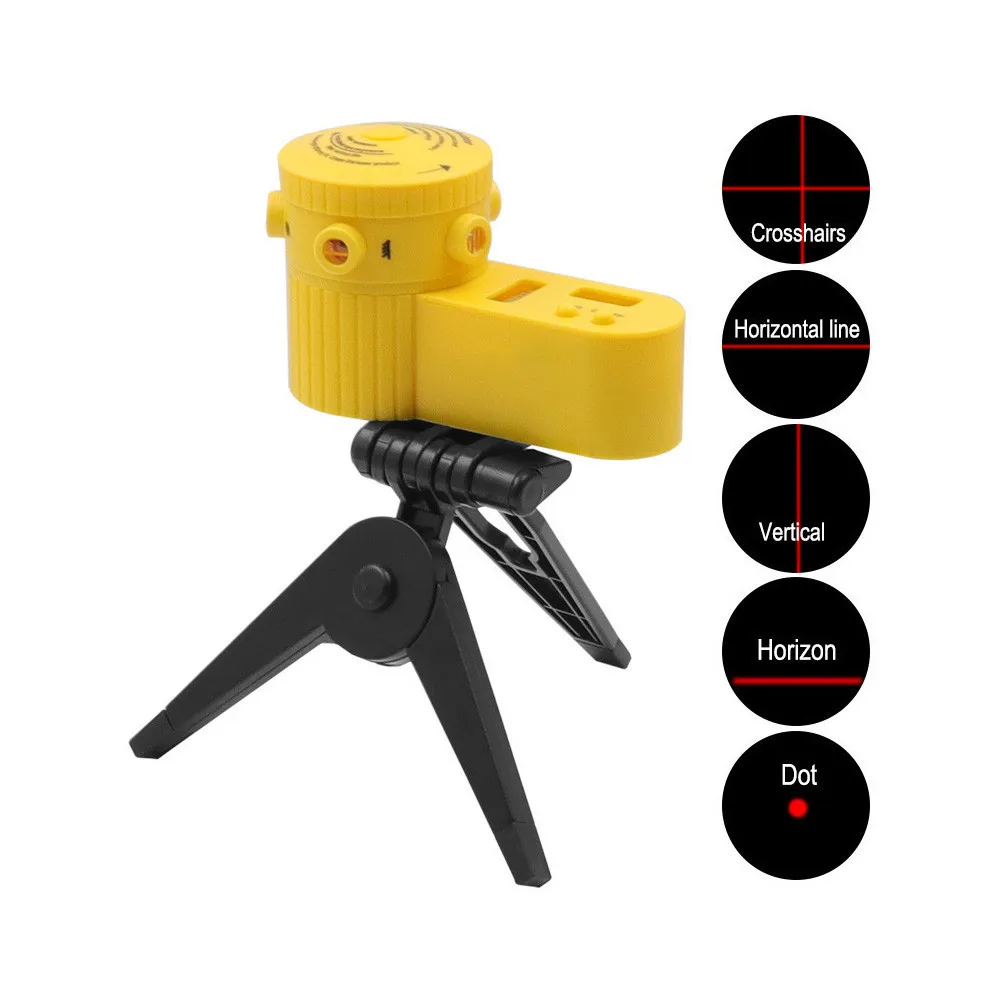 Imagem -02 - Régua de Nível Doméstico Multifuncional Régua Laser de Medição com Tripé Giratório Ferramentas de Nível Horizontal Ertical