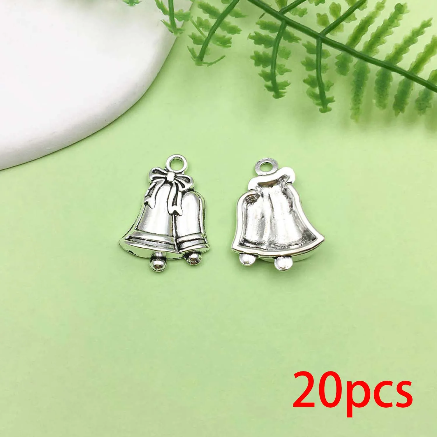 20/43pcs Christmas Decoration Charms Alloy Santa Claus