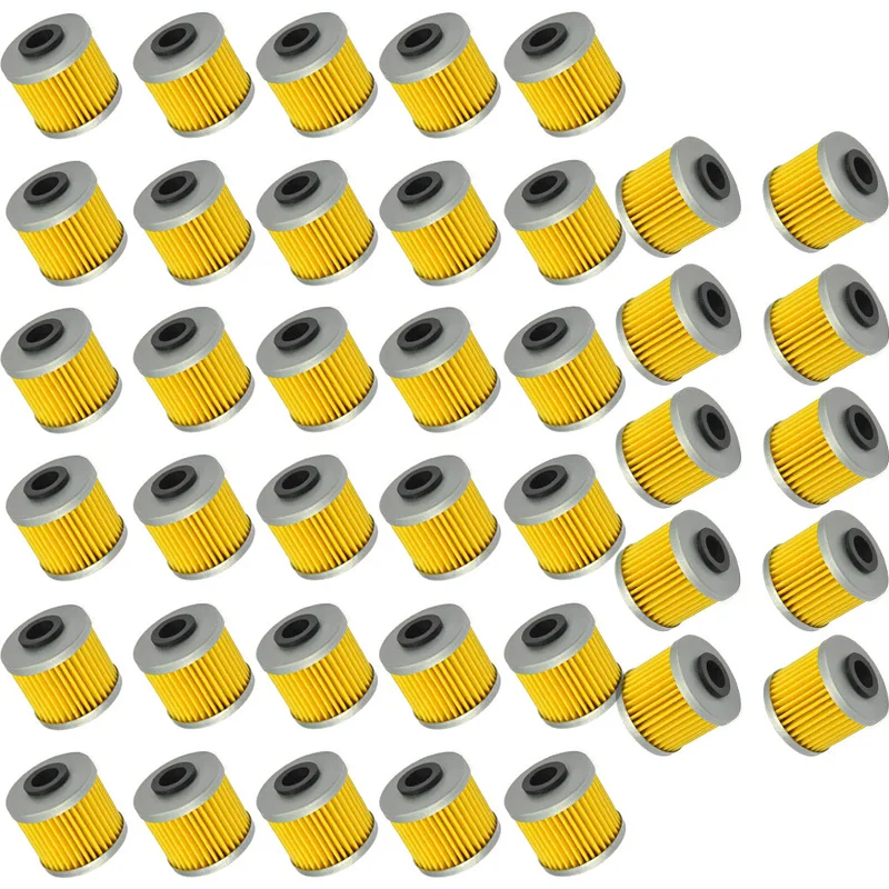 OZOEMPT 40PCS Motorcycle Oil Filter Apply to TRX450ER(Elec Start)06-14 CRF150R/RB 07-23 CRF250R 04-23 CRF250RX19-23 CRF250X04-19