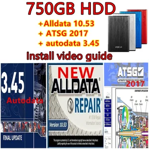 Perangkat lunak alldata 10.53 alldata terbaru perangkat lunak perbaikan otomatis perangkat lunak autodata 3.45 atsg 2017 dalam panduan video pemasangan HDD 750GB 10 perangkat lunak alldata dan mitchell penjualan terbaik dengan laptop - №