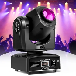 30W RGBW LED White Stage Light Gobo Beam Moving Head DJ Party Disco