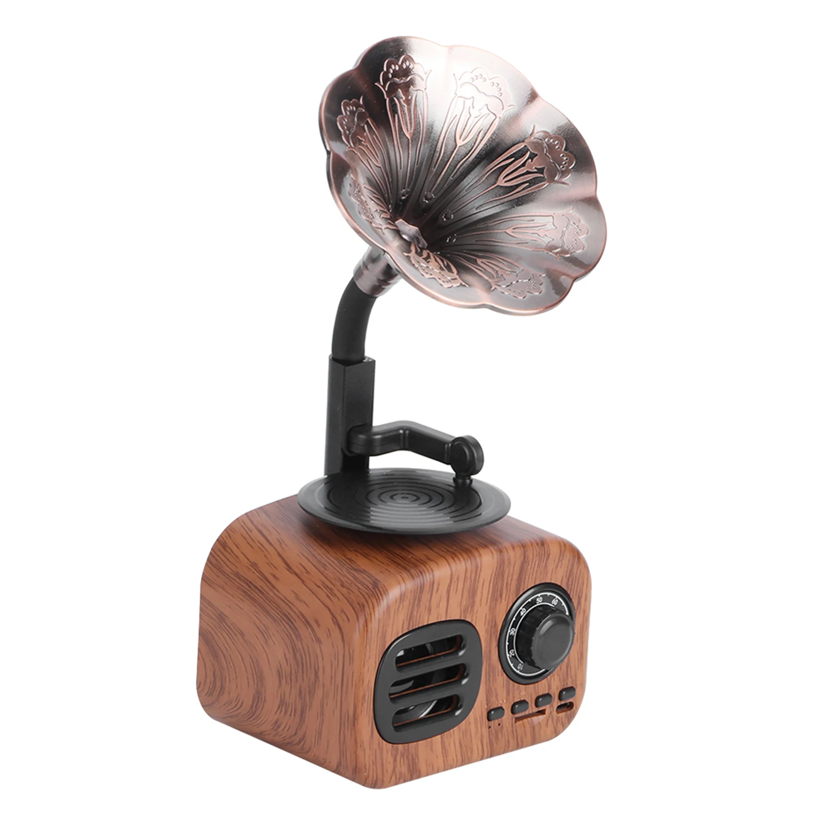 Bluetooth Speaker Creative Retro Bluetooth Speaker Plug-in Card Music Player for PC Mobile Phone Tablet