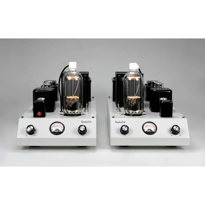 Raphaelite CSM05 HiFi Power Amplifier Single Ended Monoblock Walve Amp 805 Vacuum Tube With Protective Cover 45W*2