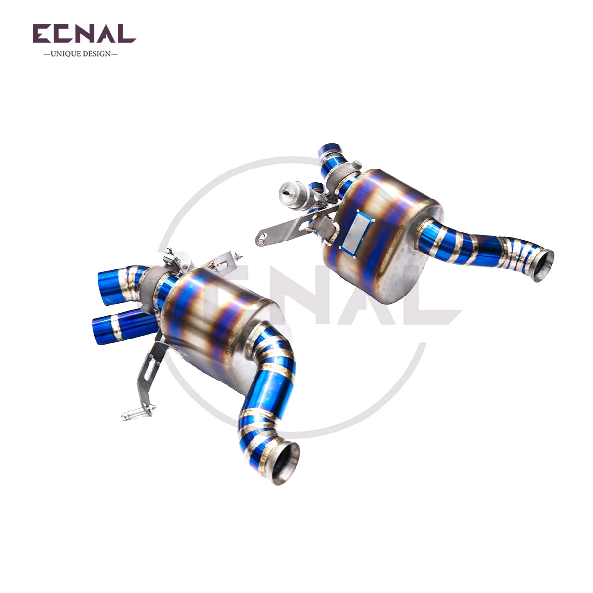 

Выхлопная система Ecnal Exhaust Axle-back с клапаном и глушителем из титанового сплава TC4 для Ferrari California 4.3L 2009-2013