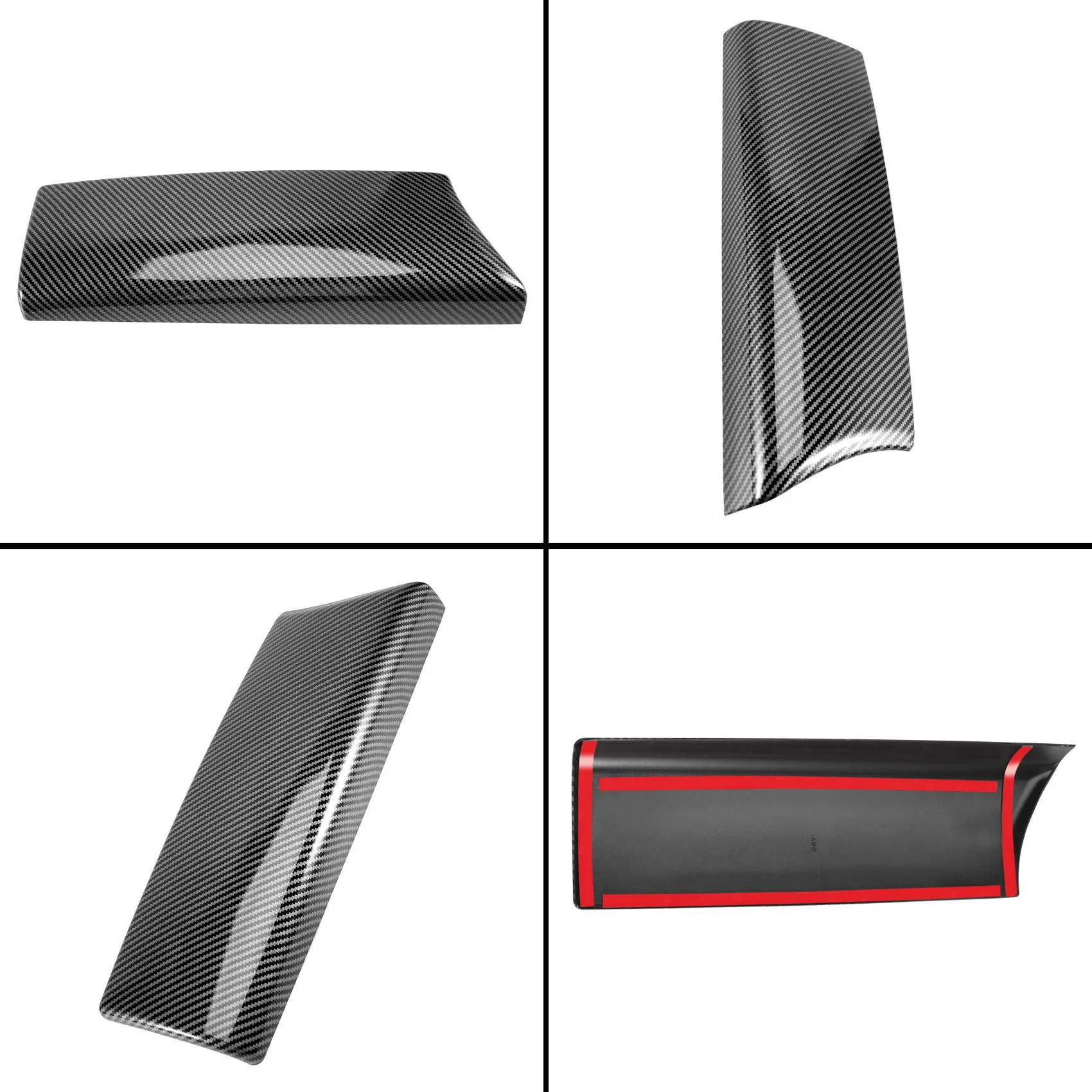 

A03Q-Car Storage Box Panel Cover Armrest Box Panel For Mercedes Benz C Class W205 GLC X253 Center Console Covers Decoration Stic