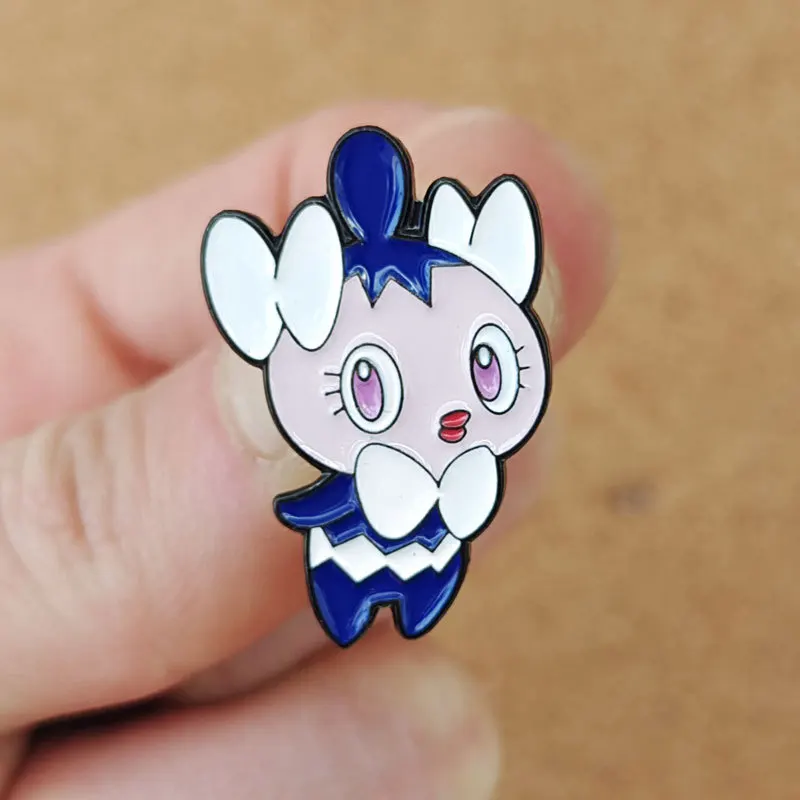 Pokemon Gothita Anime Brooch For Backpacks Enamel Pin Metal Brooch Pin For Women Badges Pin Brooches Jewelry Accessories