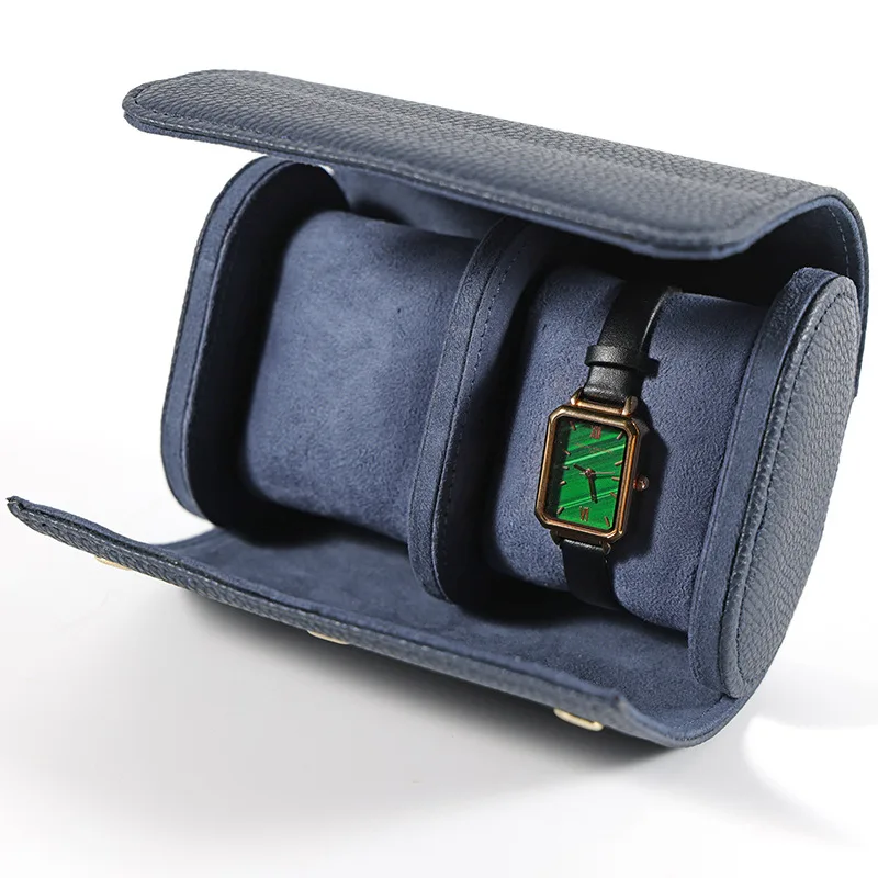Modische Leder-Uhrenbox mit 1/2/3 Fächern, Tragbare Aufbewahrung für Rolexlitbreas Santos Omg Mechanische Quarz-Uhren, Staubdichte Box – Detail 38