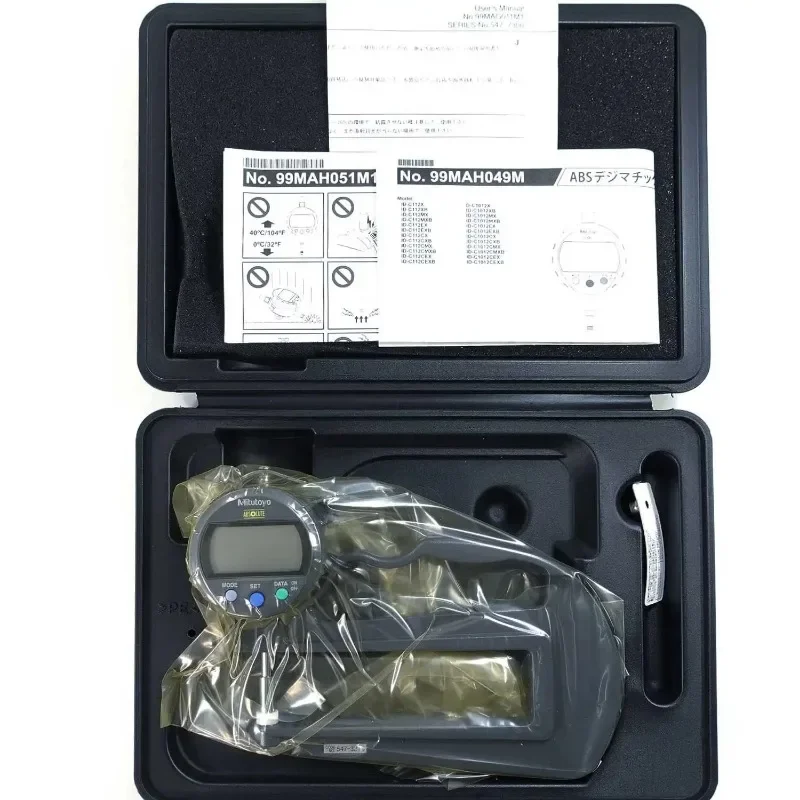 Mitutoyo 547-321 Digimatic Thickness Gauge, Range 0 - 10mm, Maximum Measuring Depth 120mm , LCD Display,543-781 7327A