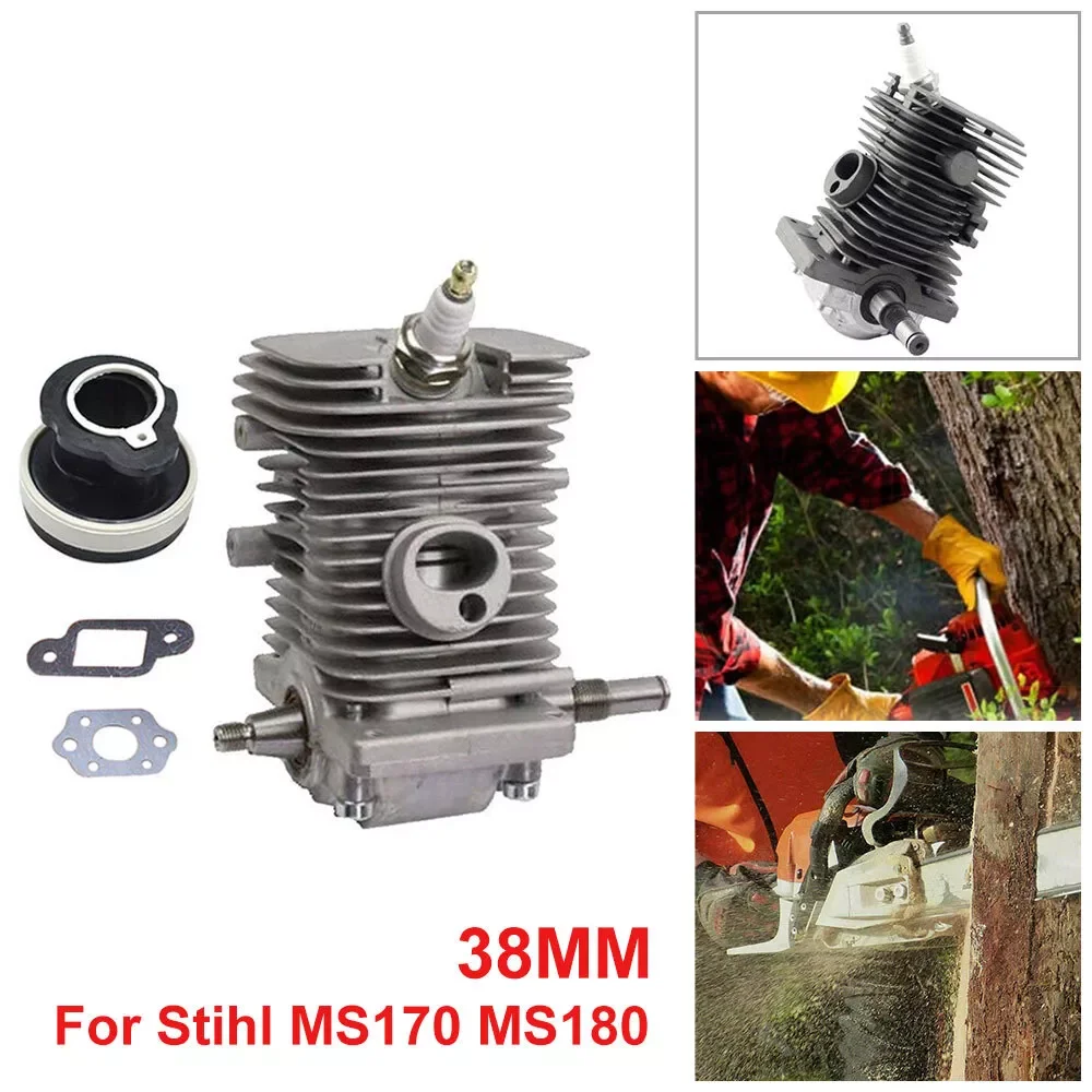 

38mm Engine Motor Cylinder Piston Crankshaft Kits For Stihl MS 180 MS180 018 Gas Chainsaw Quick Replacement Spare Parts