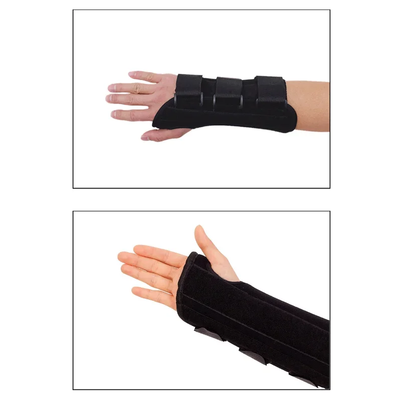 Cuscinetti di supporto per il polso del Tunnel carpale Brace Sprain avambraccio Splint Strap Protector compressione guanti per l\'artrite supporto