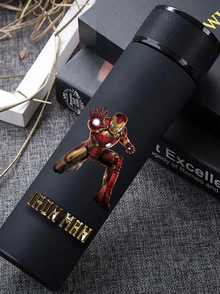 

Cartoon Anime Stainless Steel Thermos CANS Water Bottle Portable Unisex Students Personality Trendy Straw Cup Gift for Children