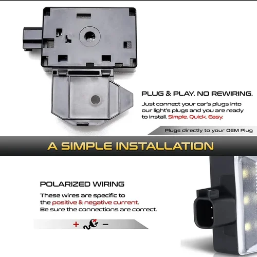 Imagen 2 del producto Luz LED de cortesía para debajo del capó, accesorio para Dodge Ram 1500 2500 3500 Charger Brooklyn Durango Intrepid Jeep Grand Cherokee Wrangler, 12V, 1 unidad