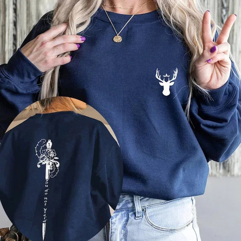 Je Geeft Geen Sweatshirt Twee Kant Acotar Trui Troon Van Glazen Sweatshirt Een Hof Van Doornen En Rozen Hoodie Sjm Trui