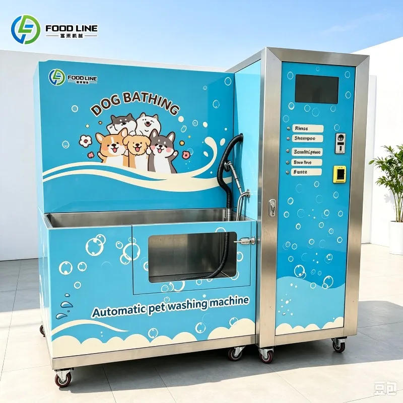 Hot Sale Self Service Dog Washing Station High-end Electric Stainless Steel Pet Washing Machine FL Customized