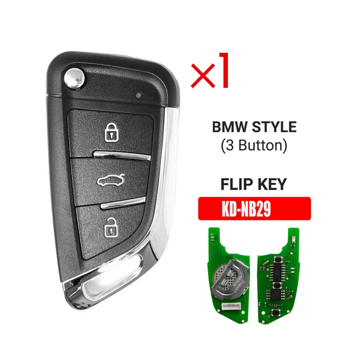 Dla KEYDIY NB29 zdalnie sterowanym samochodowym klucz uniwersalny 3 przycisk dla stylu dla KD900/-X2 MINI/ -MAX