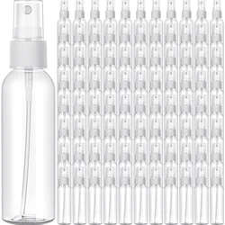 20PCS 10/20/30/50/60/100ML Refillable Clear Plastic Empty Mini Spray Container for Travel Cleaning Makeup Bottles Wholesale