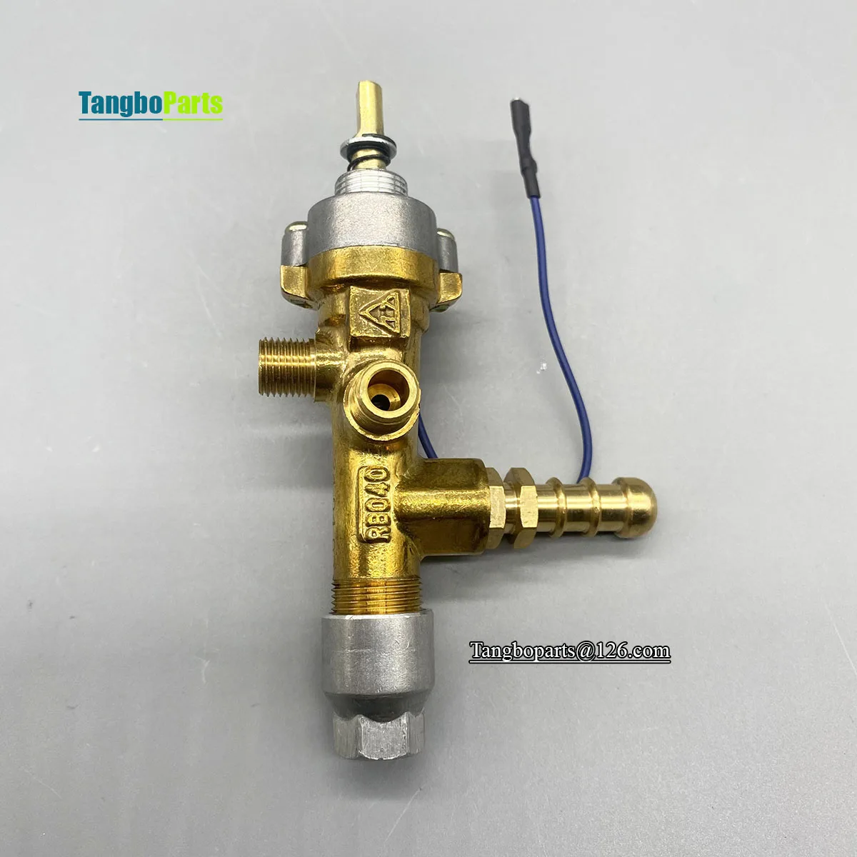 Fryer Burner Gas Heater Oven Spare Parts RB040 Gas Control Valve Copper Valve With Wire