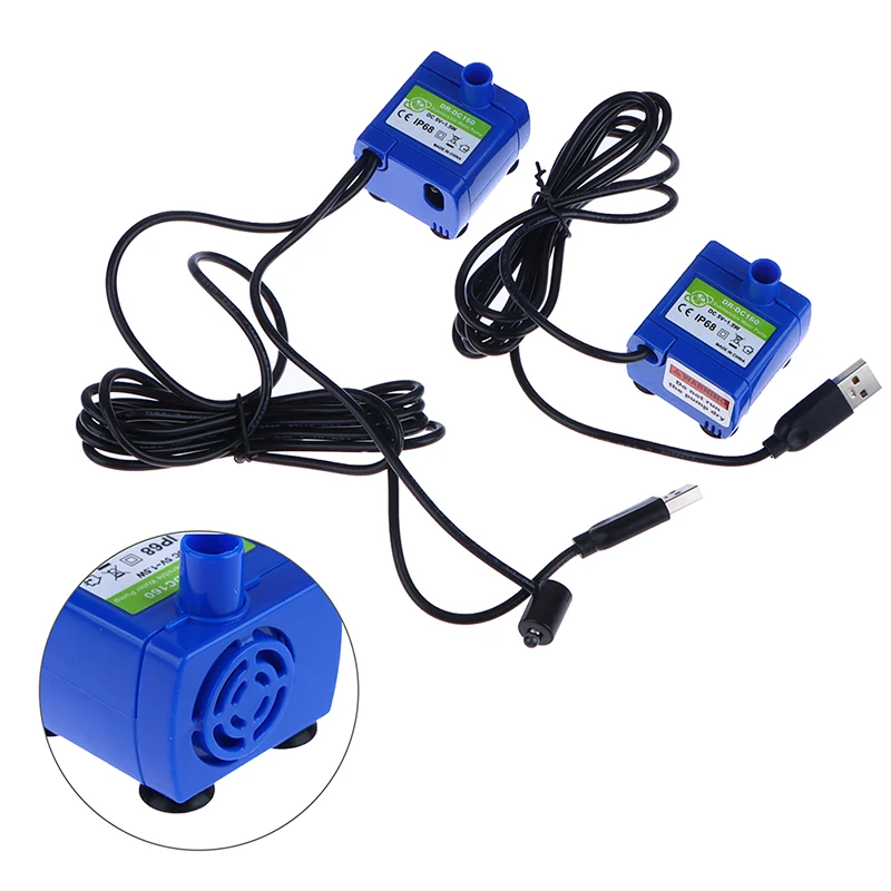 Mini bomba de Motor de bajo ruido para mascotas, dispensador de agua para gatos, cuenco para beber, accesorios de DR-DC160, 5V CC, USB