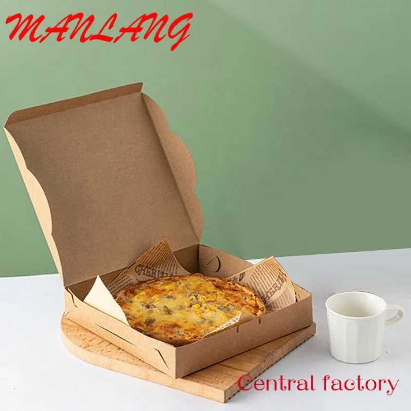 Custom  high quality factory custom pizza box in stock square pizza box