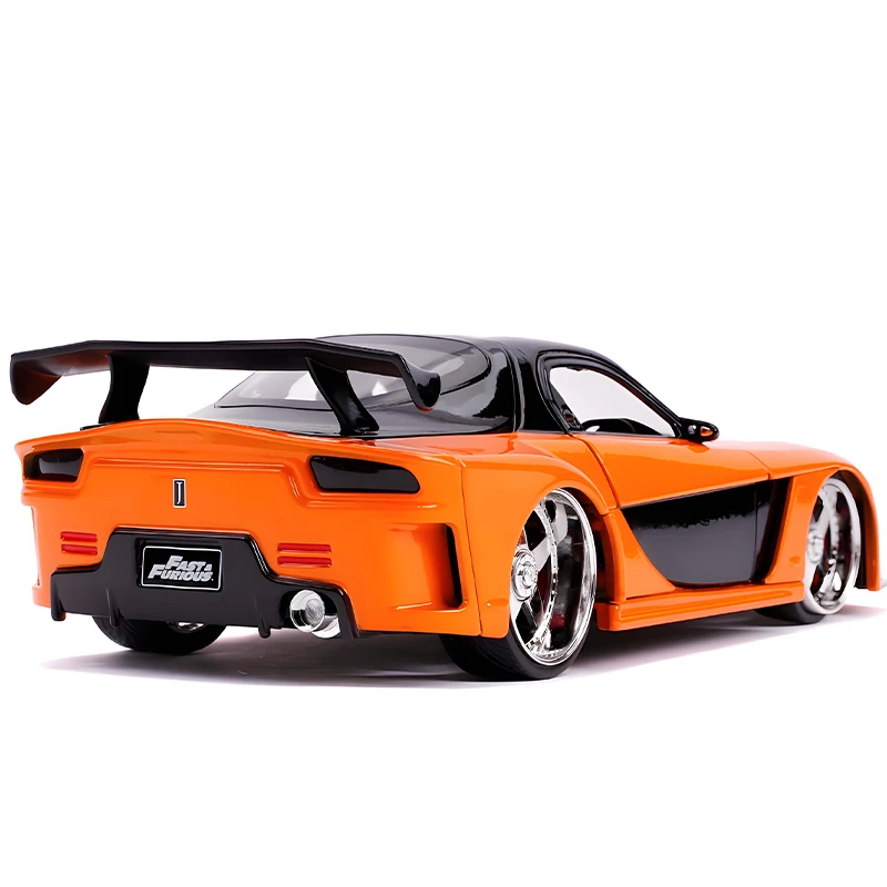 JADA 1:24 Han's Mazda RX7 Alloy Car Diecasts & Toy Vehicles Car Model Miniature Scale Model Car For Children