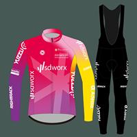 RT SDWORX Cycling Jerseys Spring Autumn Winter Long Sleeve Suit Colorful Cycl Clothing Outdoor Road Bike Apparel
