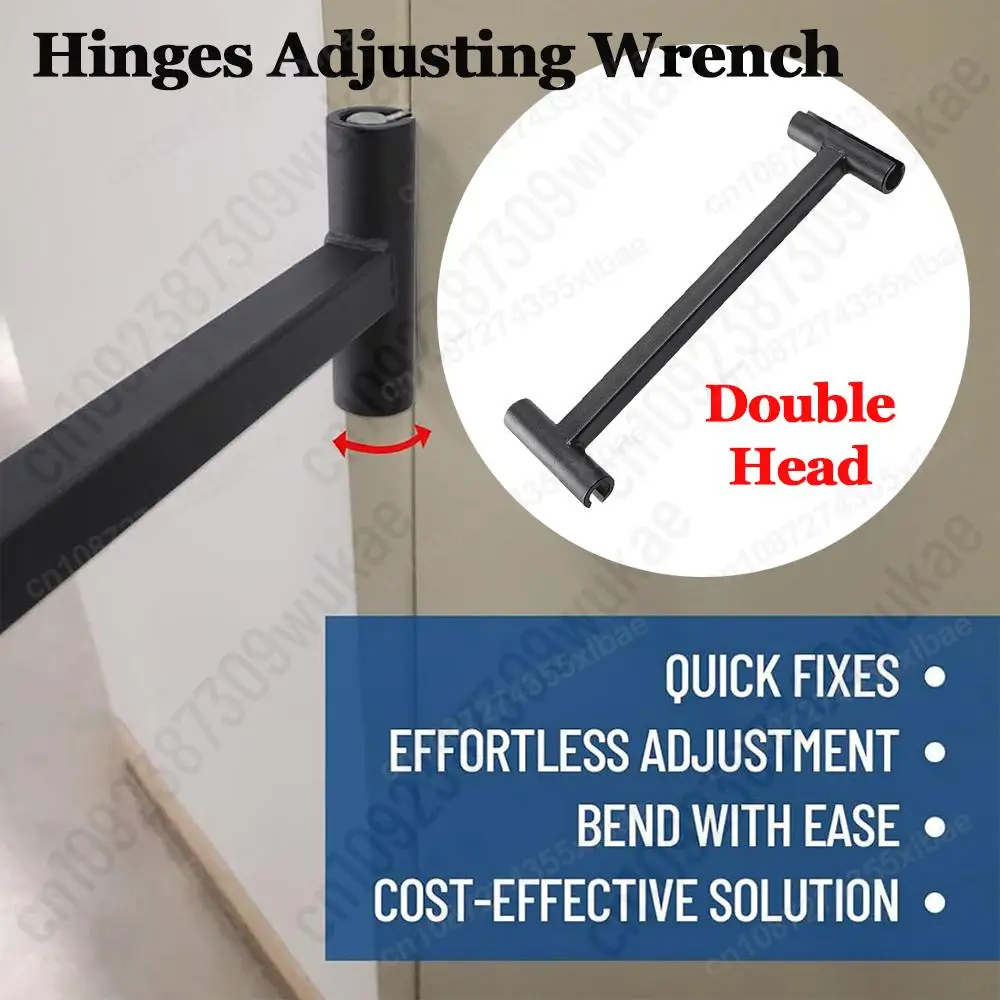 Hinges Adjusting Wrench Double Head Door Hinge Gap Repair Spanner Home Hinge Gaps Repair Tool Hinge Repair Spanner Labor-Saving