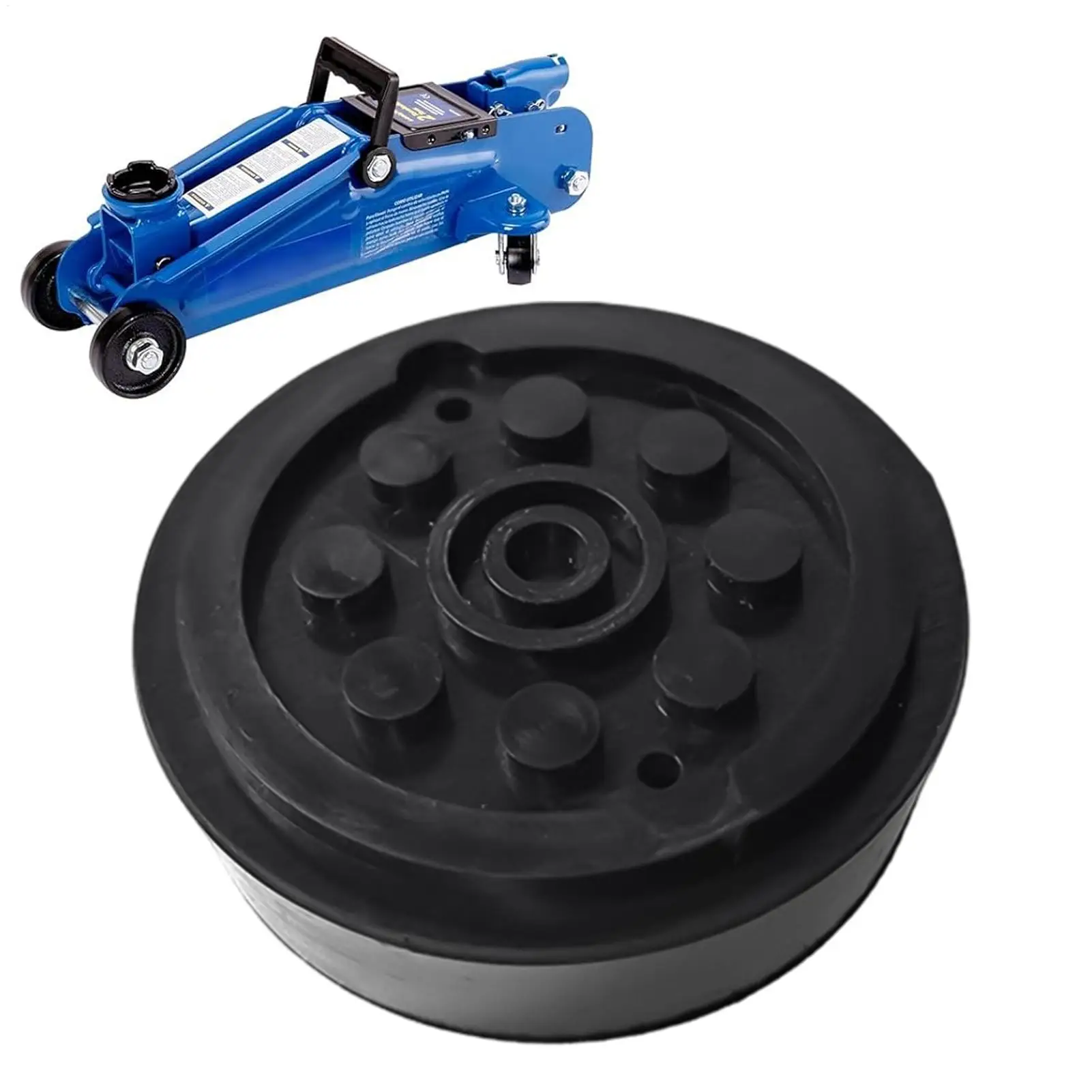 

Jack Pad Adapter Anti-Slip Block Jack Frame Rail Mat Jacking Puck Lifting Safety Accessory For SUV Sedan Pickups Vehicles Garage