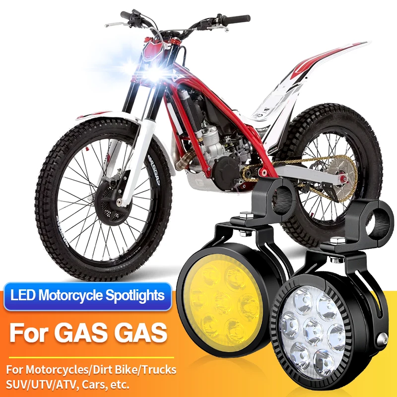 

1 Set LED Universal Motorcycles Headlight Dual Color Fog Light UTV ATV for GAS GAS EC250/EC300/EX250 F/EX250/EX300/EX300 TPI