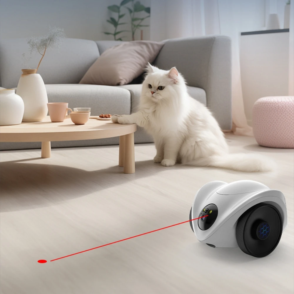 1080P HD Dog 1 With Phone APP Long Endurance Smart Pet Feeder Interactive Pet Toys
