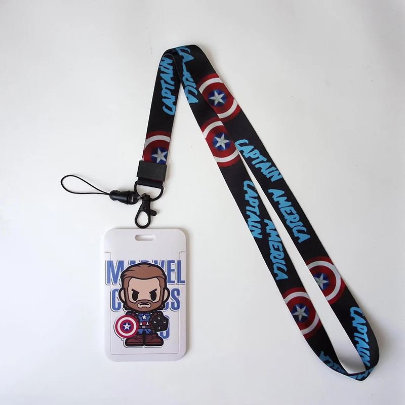 Anime Credential HolderCool Keychain Lanyard For Keys ID Card Sleeve Badge Holder Cartoon Keyring Neck Straps Phone Rope