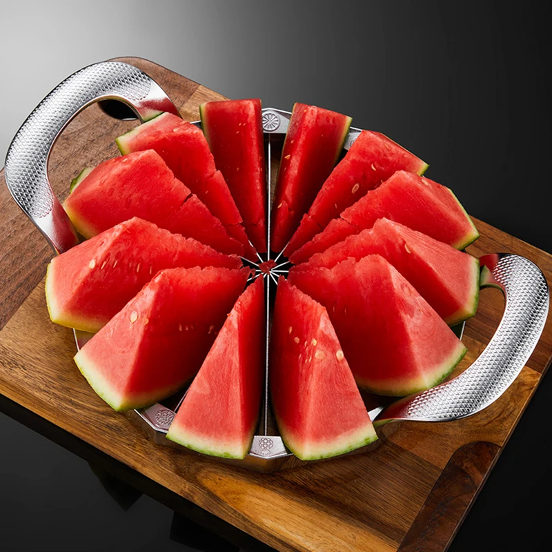 304 Stainless Steel Watermelon Slicer Cutter Sliced Cantaloupe Slicer Fruit Divider Pineapple Slicers Kitchen Accessories