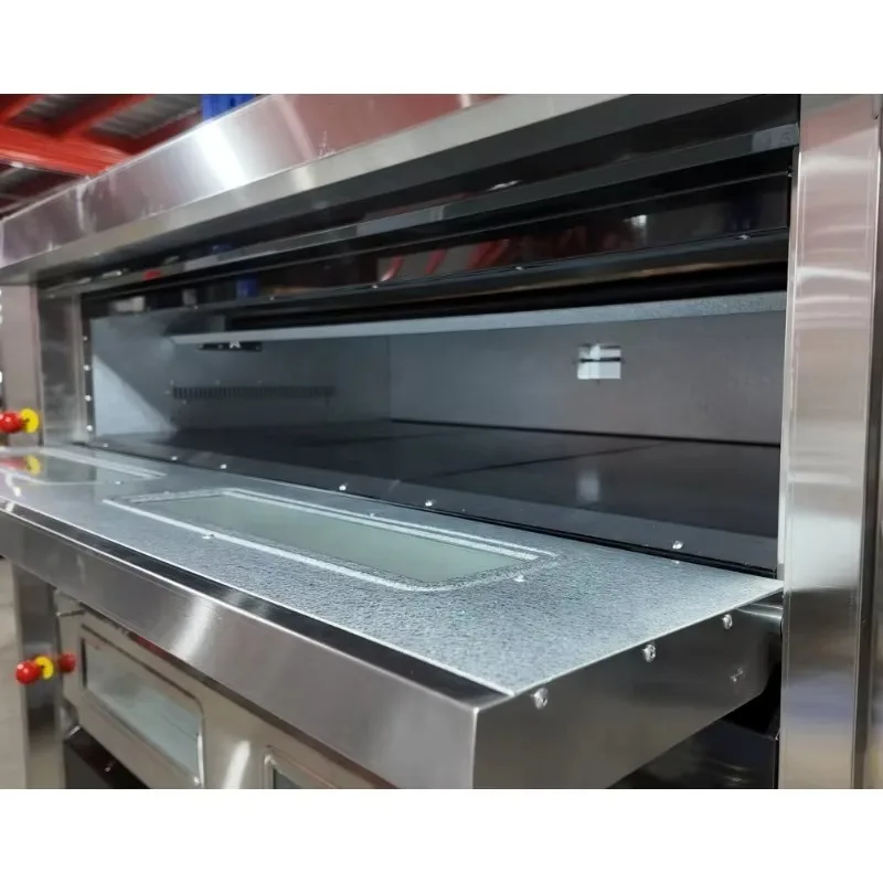 Cake Pizza Bakery Bread Deck Food Machine Cooker Baking Convection Gas Oven
