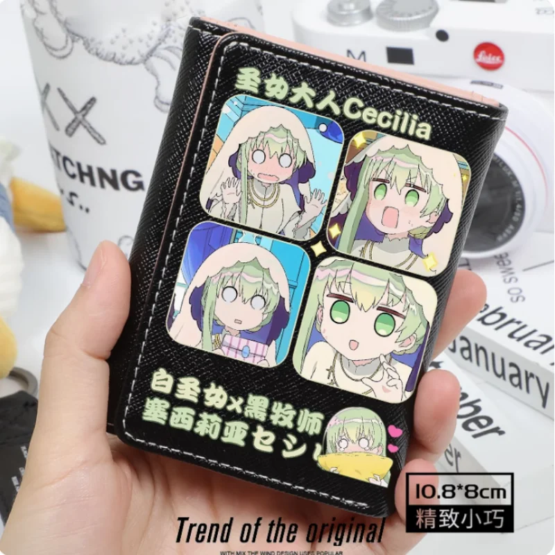 

Anime Saint Cecilia & Pastor Lawrence Fashion Wallets PU Purse Card Holder Hasp Money Bag Cosplay Gift B090