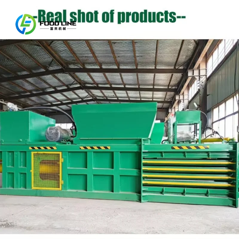 Customized Multi-Purpose Horizontal Hydraulic Baler, Compression Machine for Plastic Film, Carton, Paper & Scrap Metal