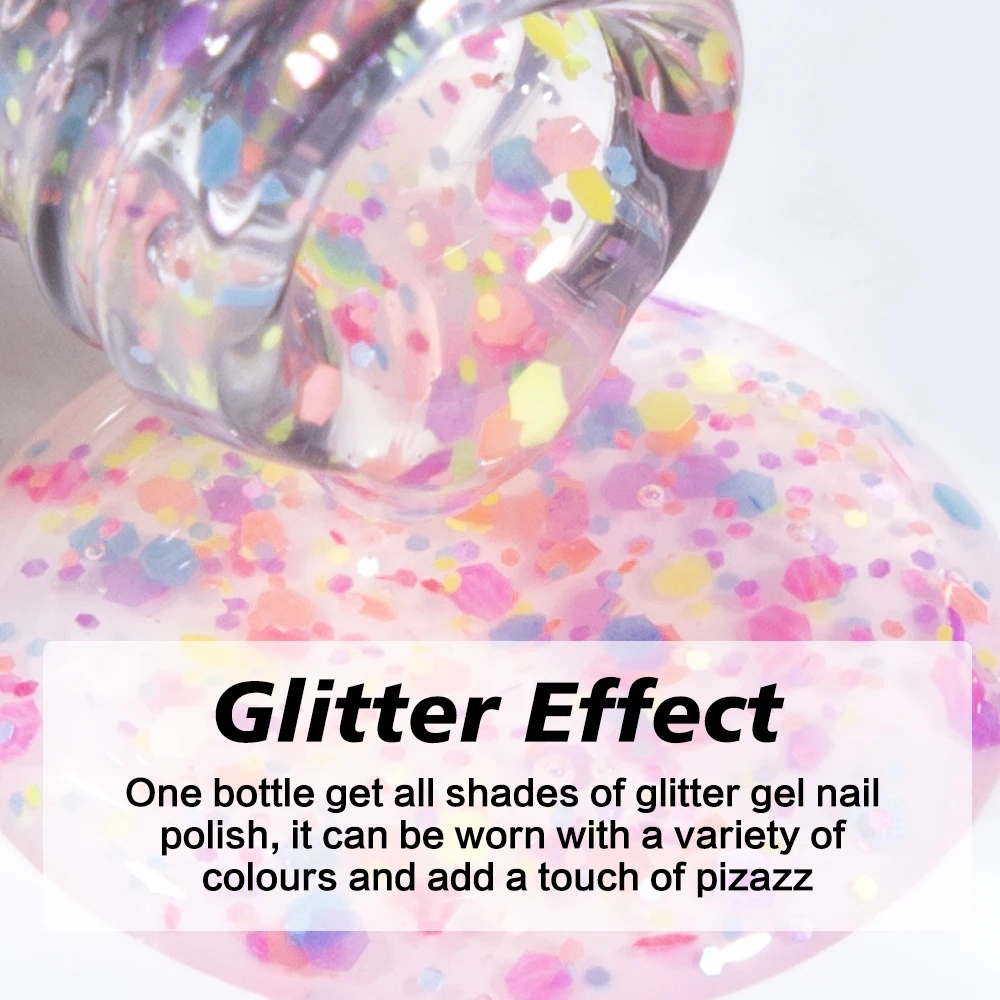 كودي جل حلويات معطف علوي جل ، طلاء أظافر ، شبه دائم ، فوق بنفسجي و ليد ، ترتر لامع ، رقائق ، جل علوي ، طلاء ورنيش ، 15 لون #2